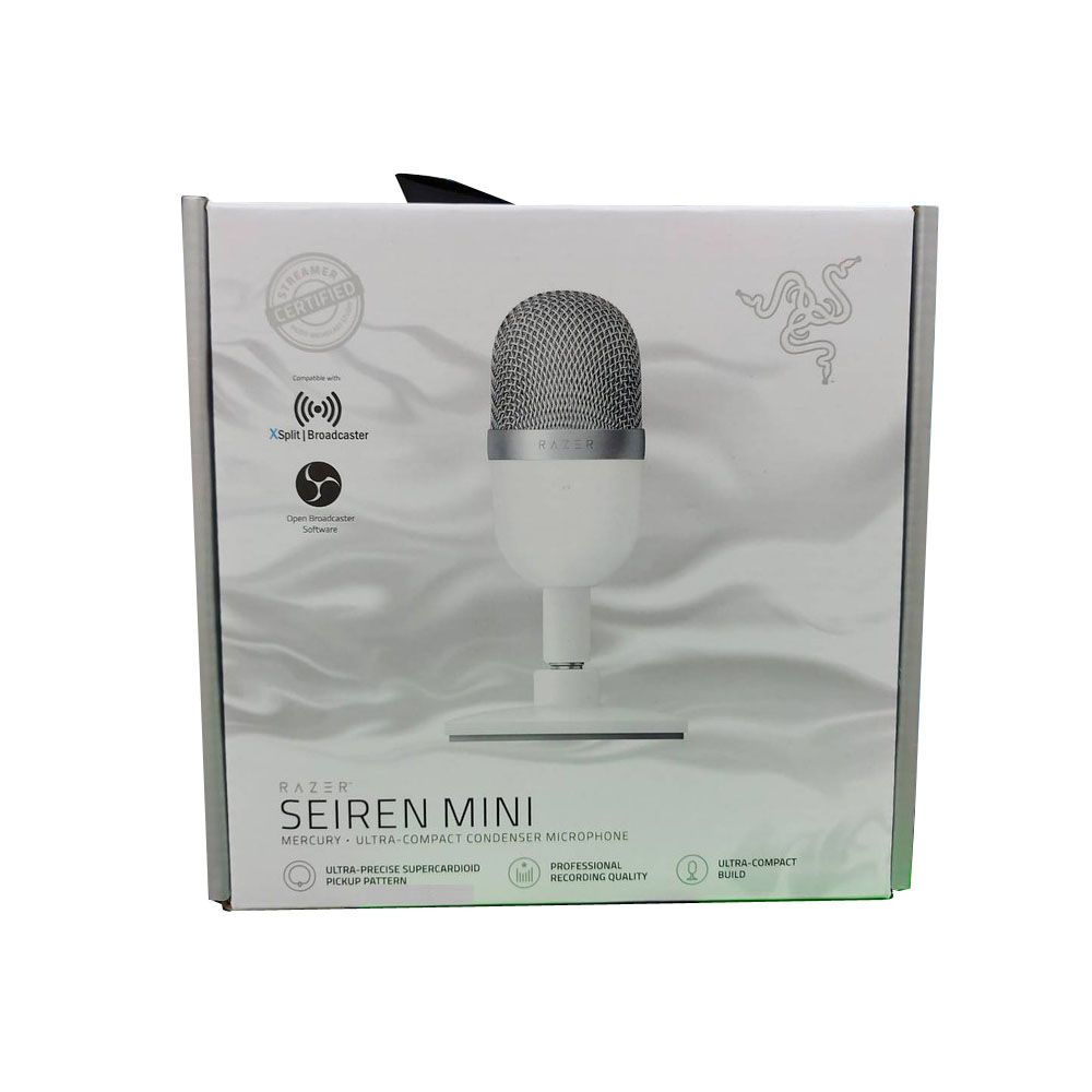 Razer Seiren Mini Supercardioid Ultra Compact Usb Streaming Microphone