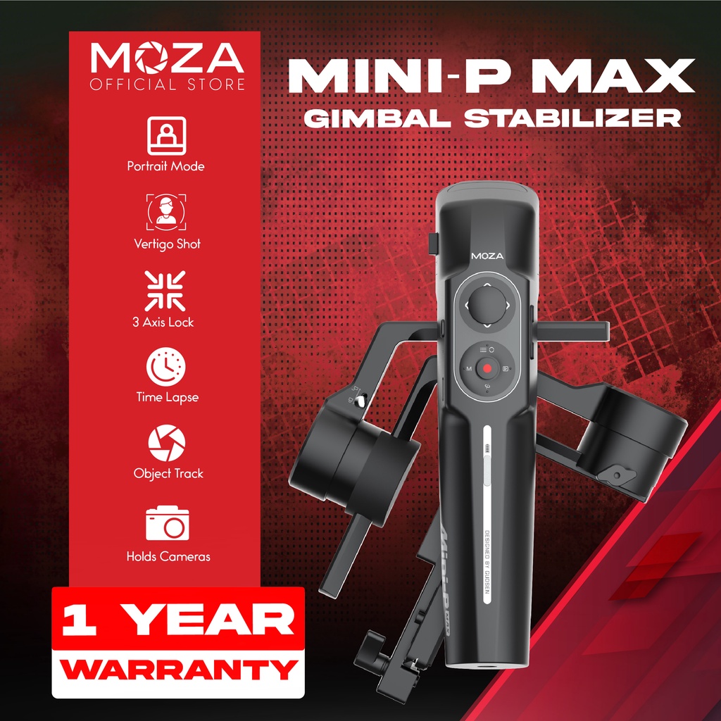 Moza Mini P Max Axis Lock Design Gimbal Shopee Philippines