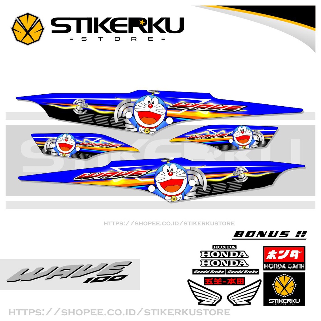 Striping Supra Fit New Stock Decal Wave S Sticker Sticker Wave