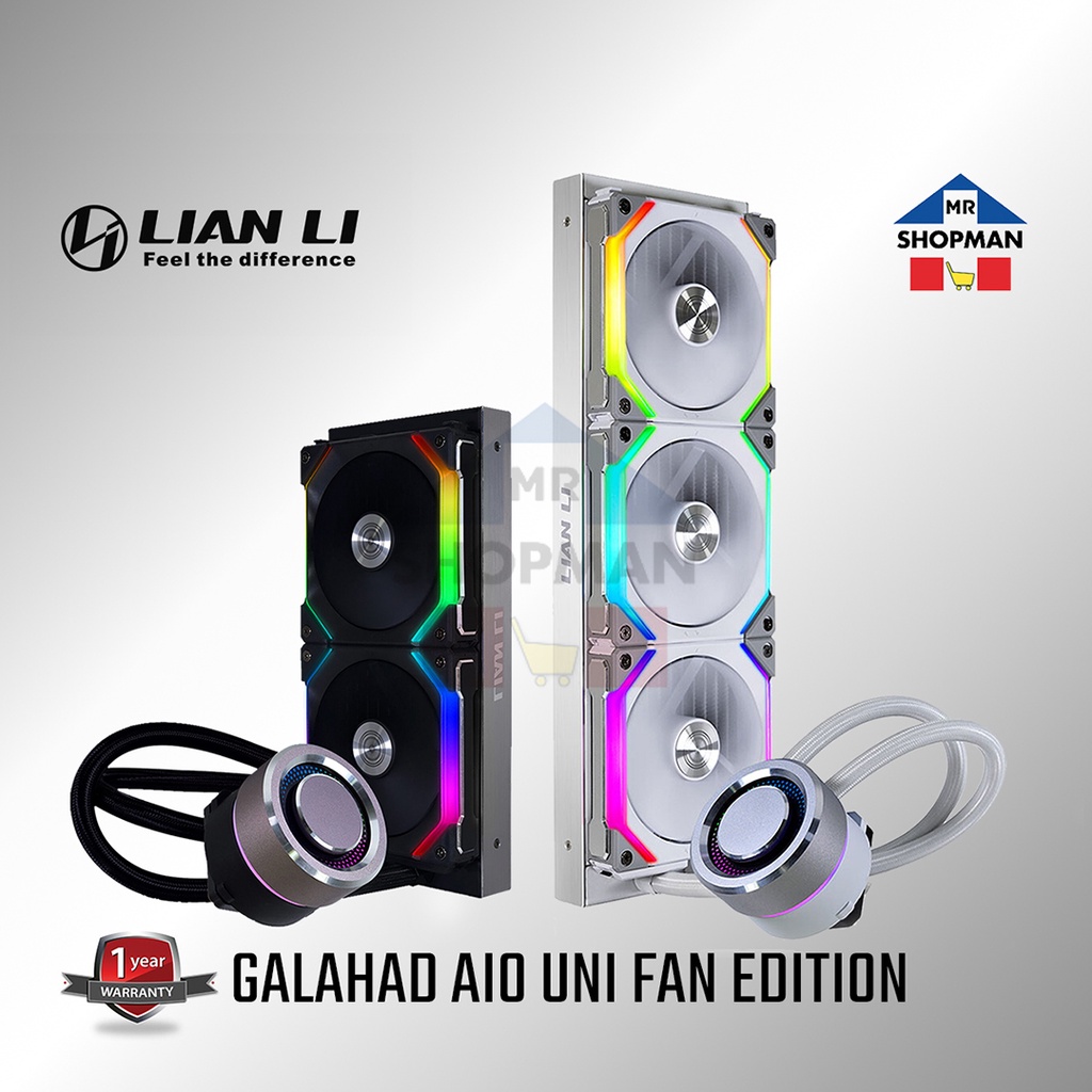 LIAN LI Galahad W UNI FAN SL Edition 240mm 360mm Liquid Cooling Uni