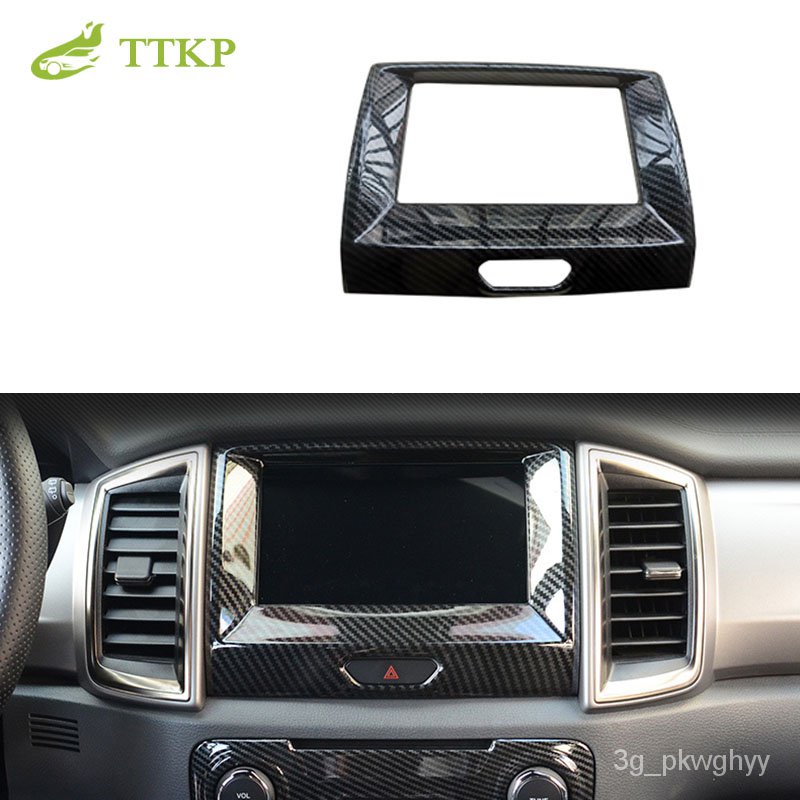 Pc Carbon Fiber Center Frame Indoor Navigation Color Cover Fit For