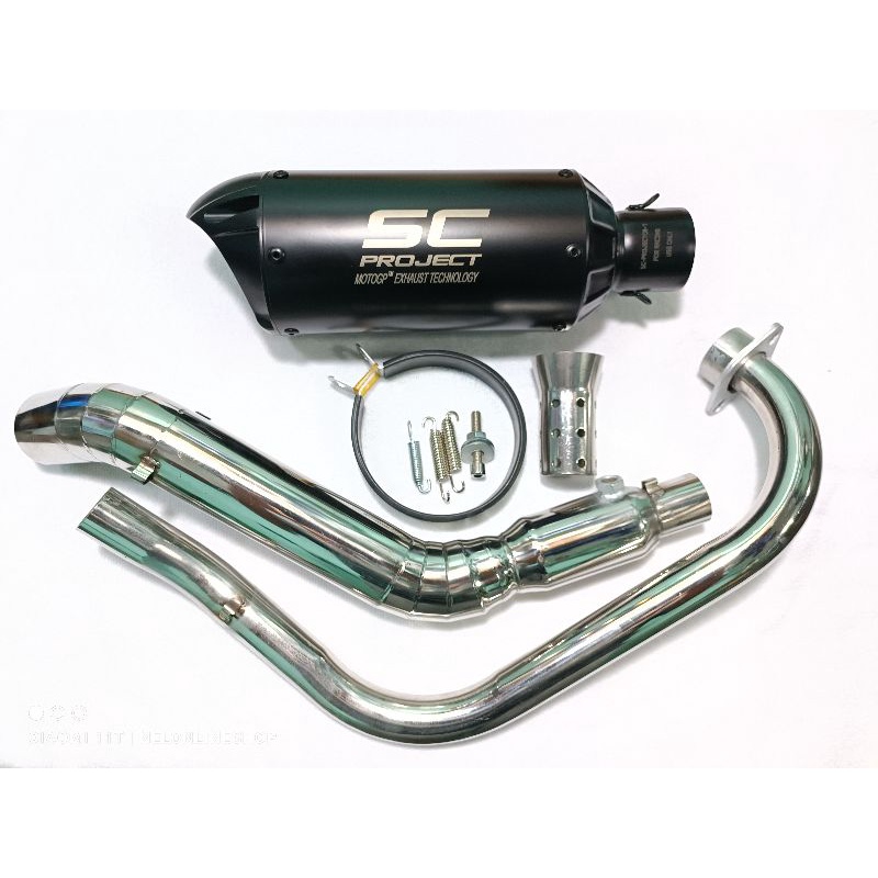 Sc Project With Elbow Resonator For Suzuki Gixxer Sf Shopee