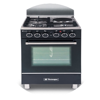 Tecnogas Cm Gas Burner Cooking Range Tfg Crvmbc Matte Black