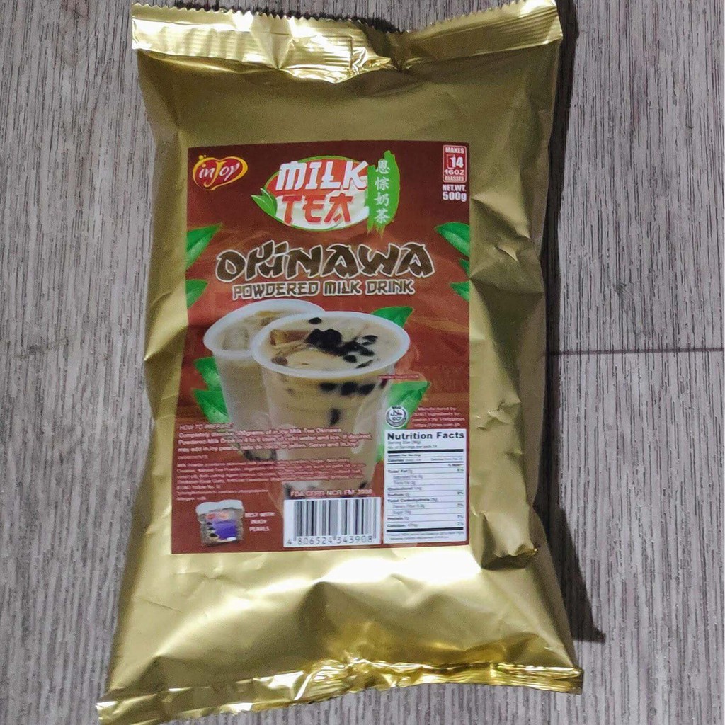 Original InJoy Okinawa Milk Tea 500g Shopee Philippines