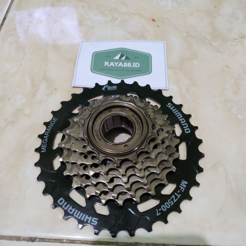 Raya Shimano Oxo Megarange Freewheel Gear Speed Sprocket Drat