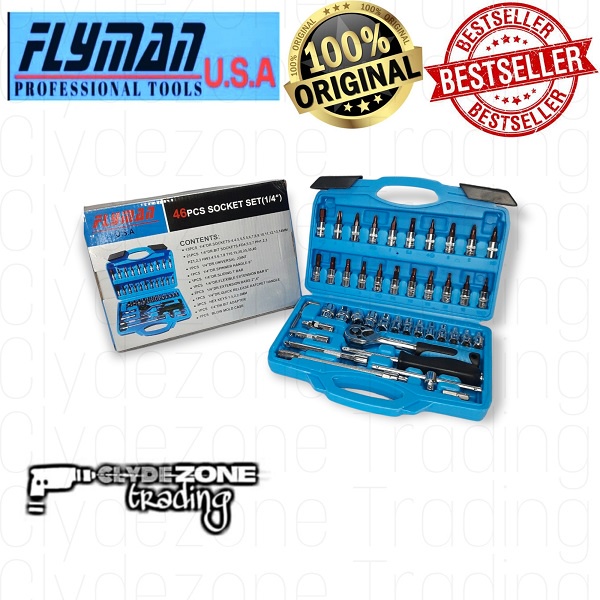 Flyman Original Pcs Socket Wrench Set Shopee Philippines