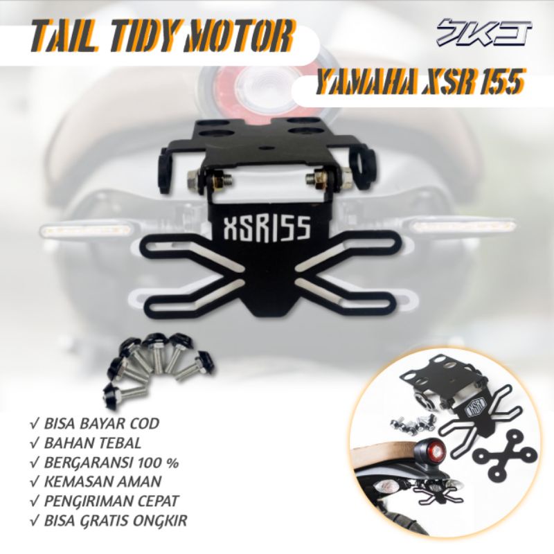 Tail Tidy Yamaha XSR 155 Rear Fender Motorcycle Number Plate Holder