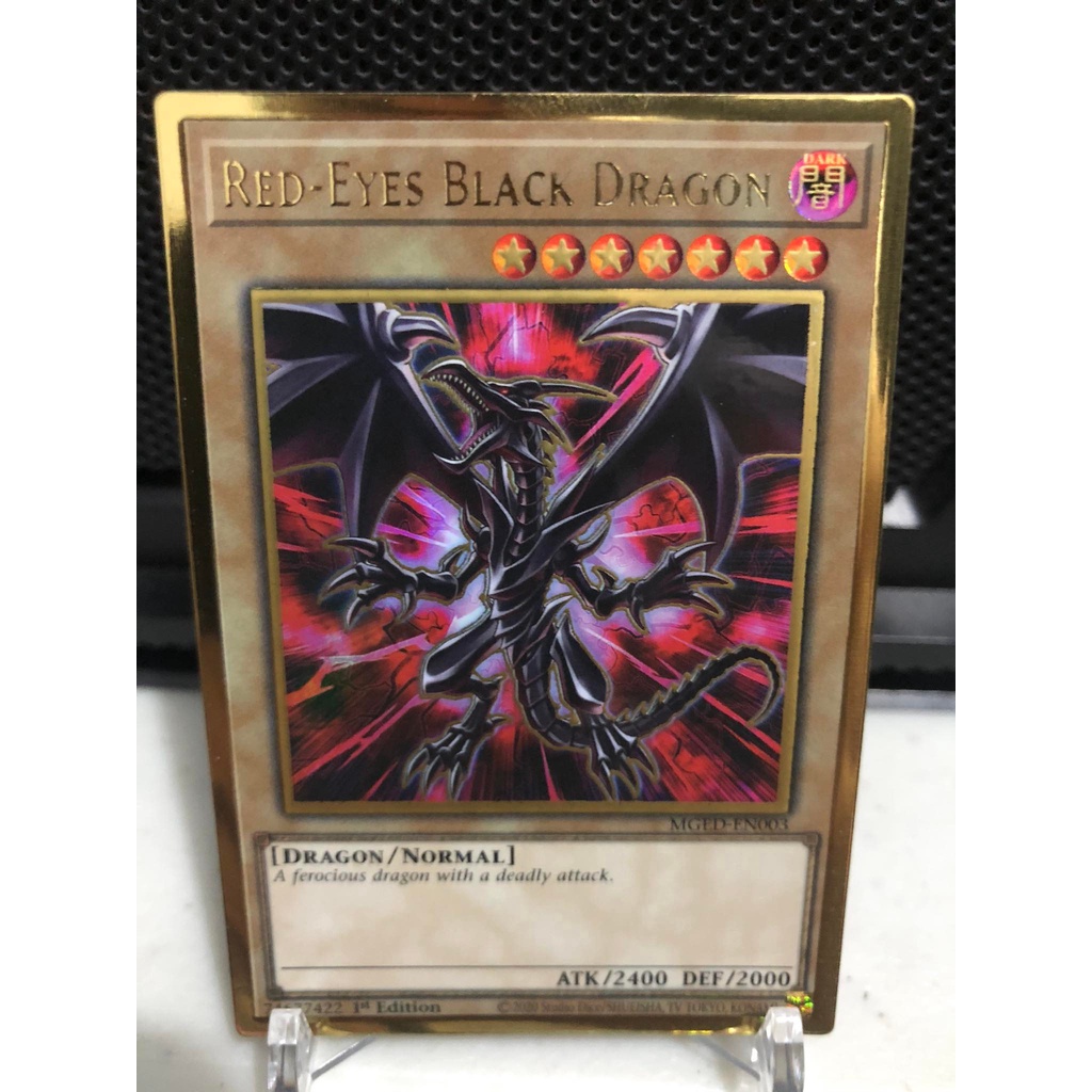 Red Eyes Black Dragon Mged En Premium Gold Rare St Edition