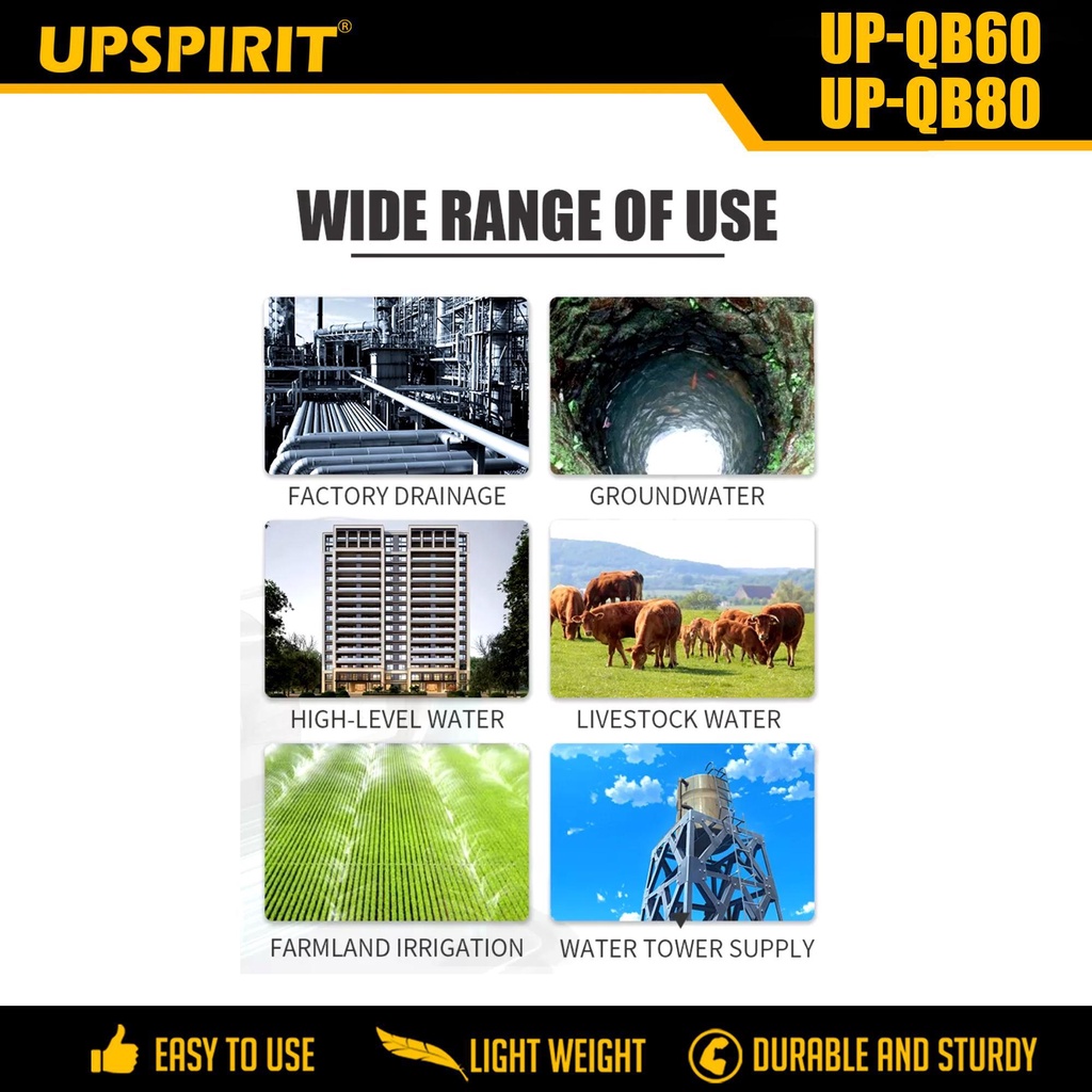 UPSPIRIT 6Months Warranty Industrial Electric Peripheral Water