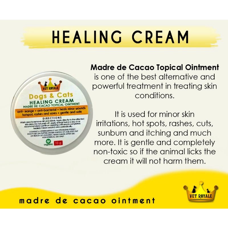 Madre De Cacao Healing Cream 10grams Topical Ointment For Hotspot