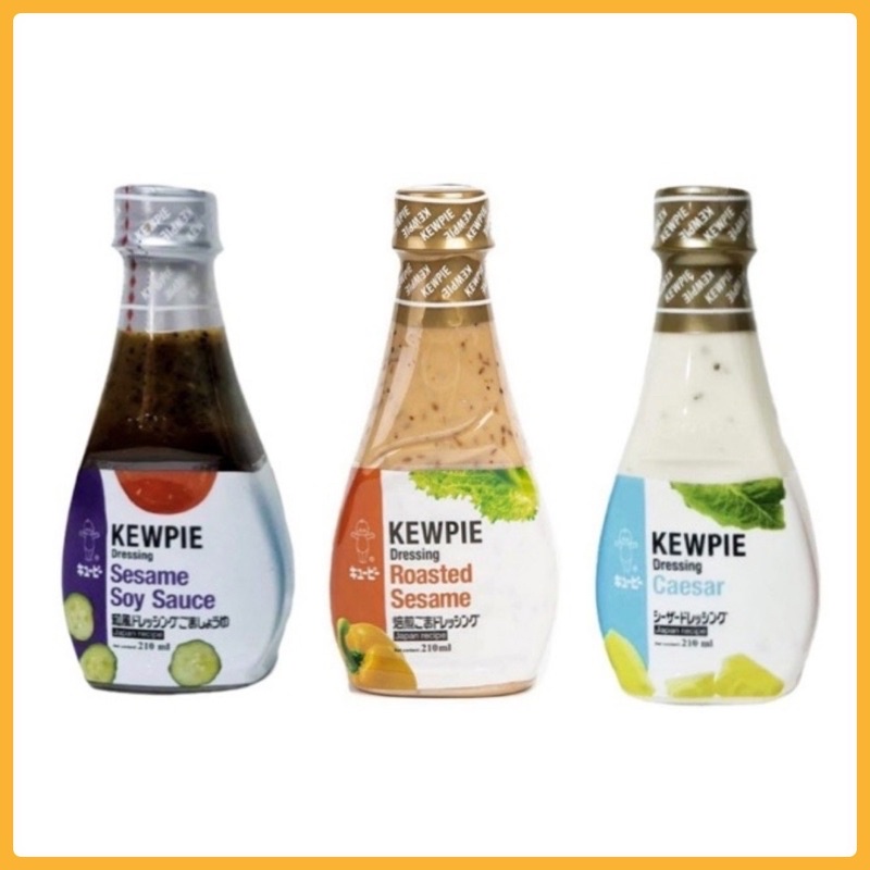 Kewpie Dressing Roasted Sesame Caesar Thousand Island Sesame Soy