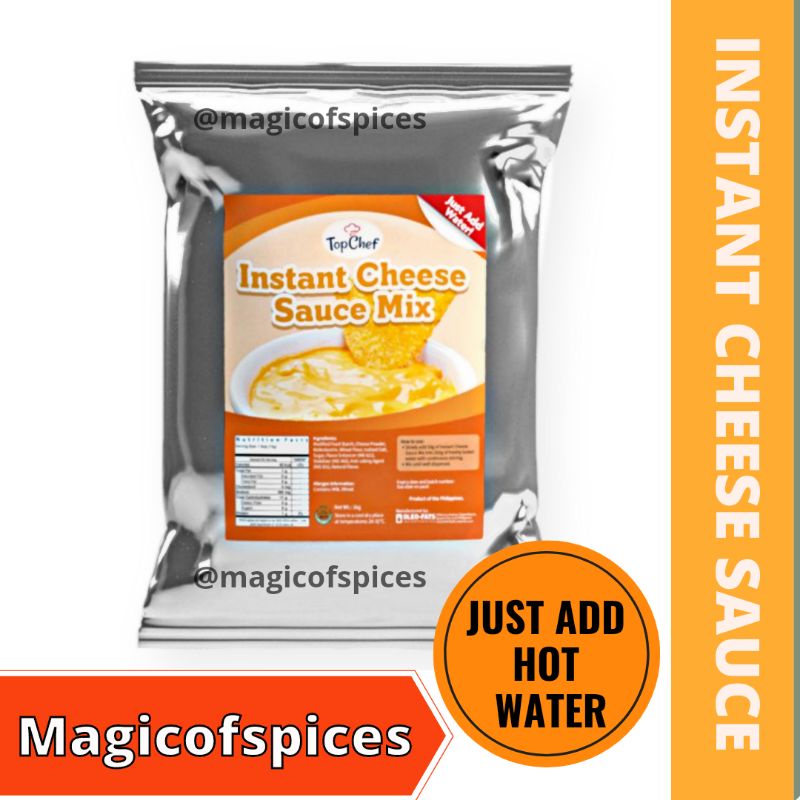 Top Chef Instant Cheese Sauce Powder Mix Hot Water Shopee Philippines