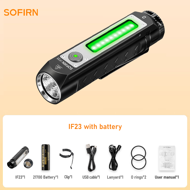 Sofirn If Mini Flashlight Lm Xhp B Powerful Led Light Type