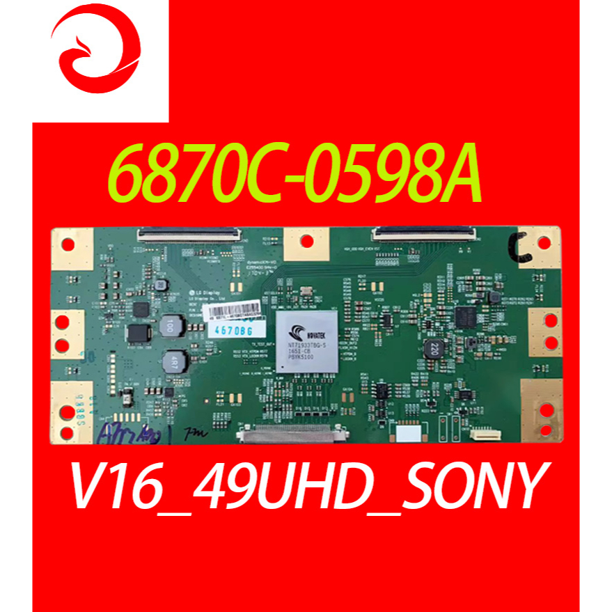 100 OriginalTcon Board 6870C 0598A 43 49 55 Inch TV V16 49UHD SONY