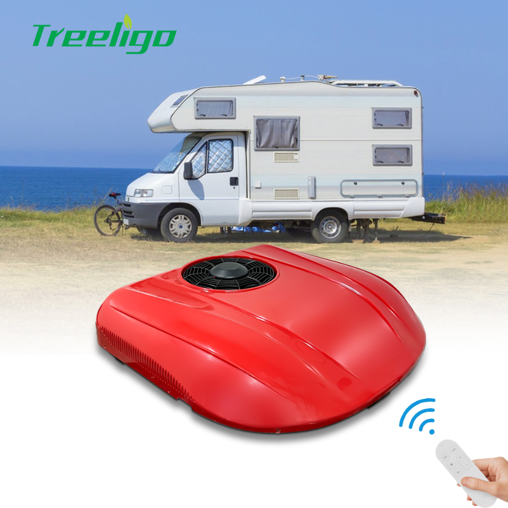 Treeligo Electric Car Rooftop Air Conditioner 12V RV Parking Air