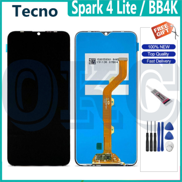 Original Tecno Spark Lite Bb K Lcd Display Touch Screen Digitizer