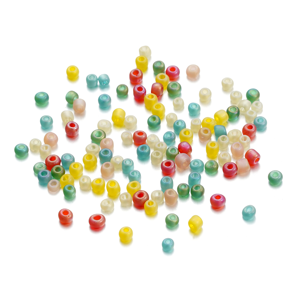 St Kunkka Mm Pearlescent Colorful Glass Beads Cute Seed For Diy