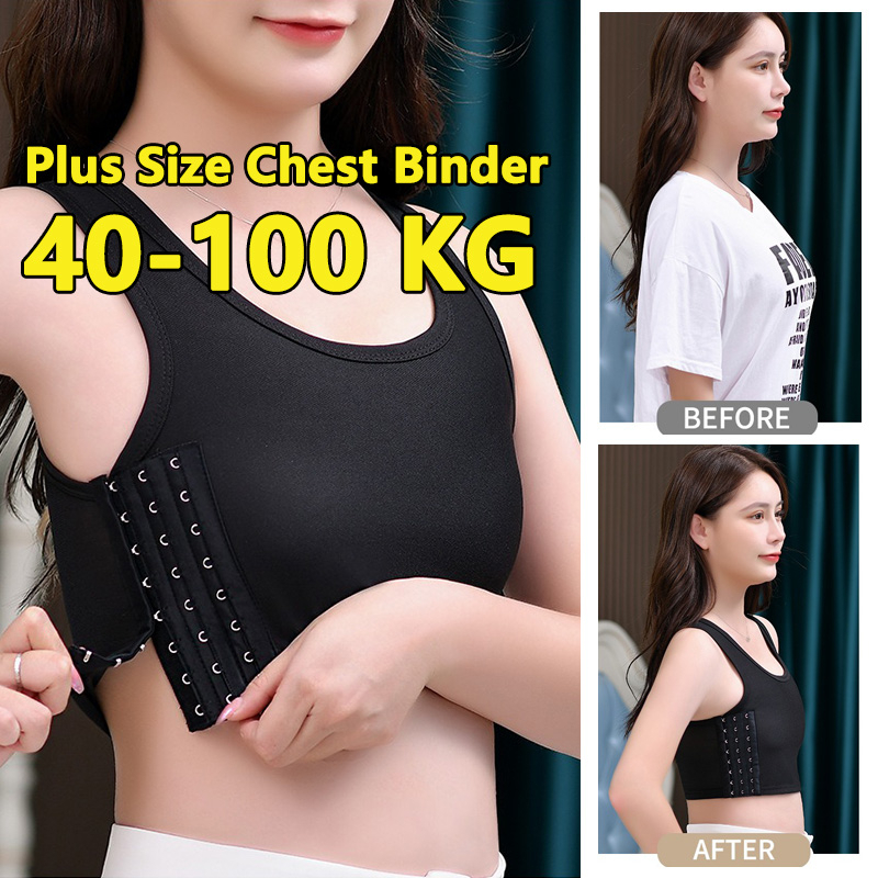 Plus Size Chest Binder Breathable For Lesbian With Tomboy Bra For Women