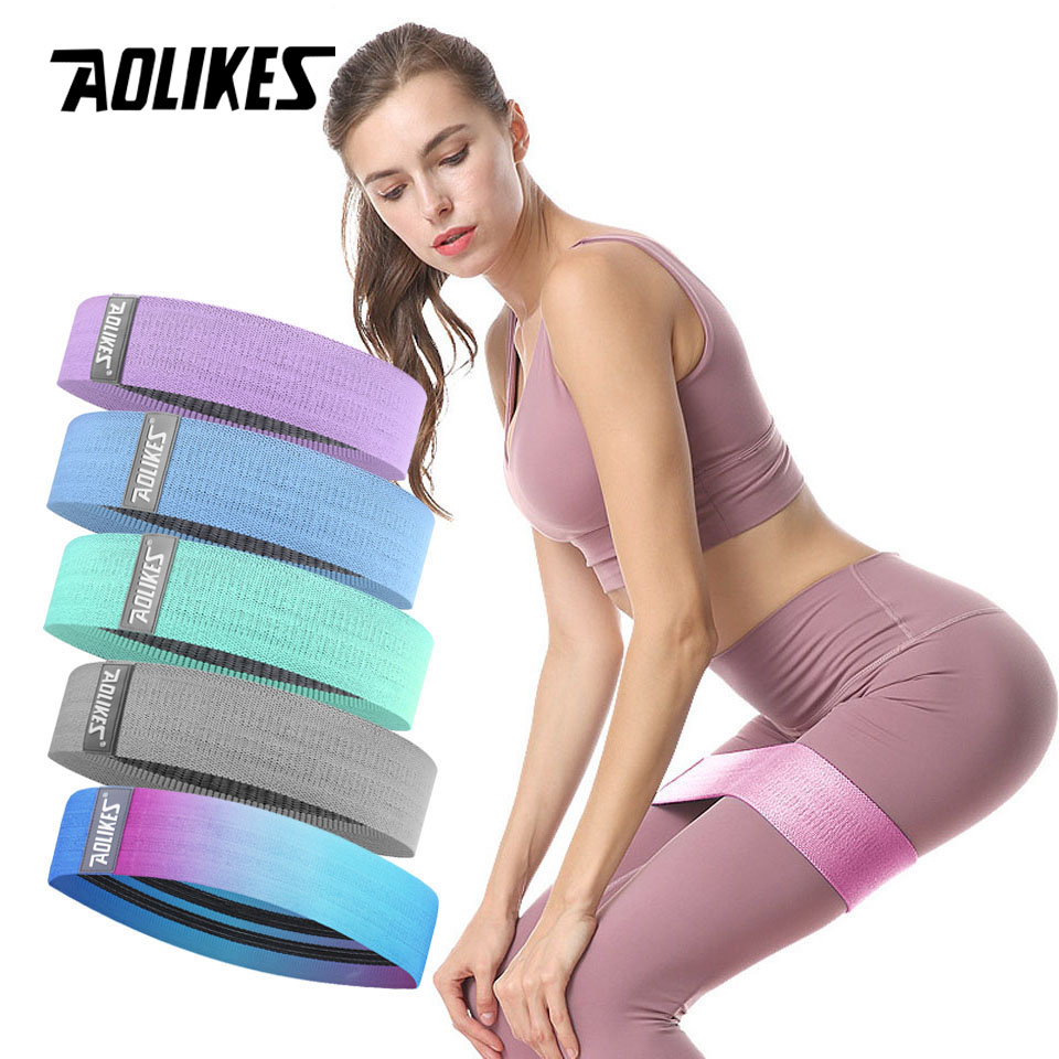 Aolikes Unisex Booty Band Hip Circle Loop Resistance Band Workout