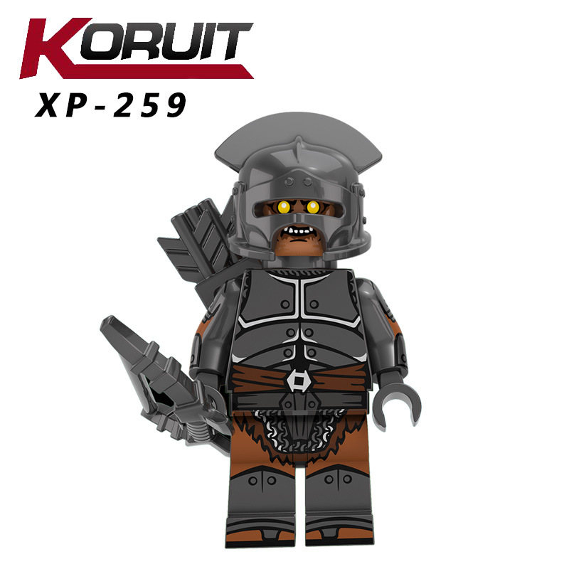 Kt Lord Of The R Orc Heavy Infantry Spear Uruk Hai Building Blocks