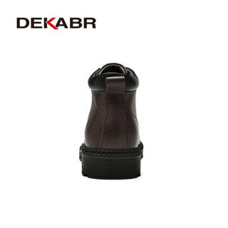 Dekabr Men S Boots Winter Fashion Lace Up Ankle Boots Mens Snow Boots