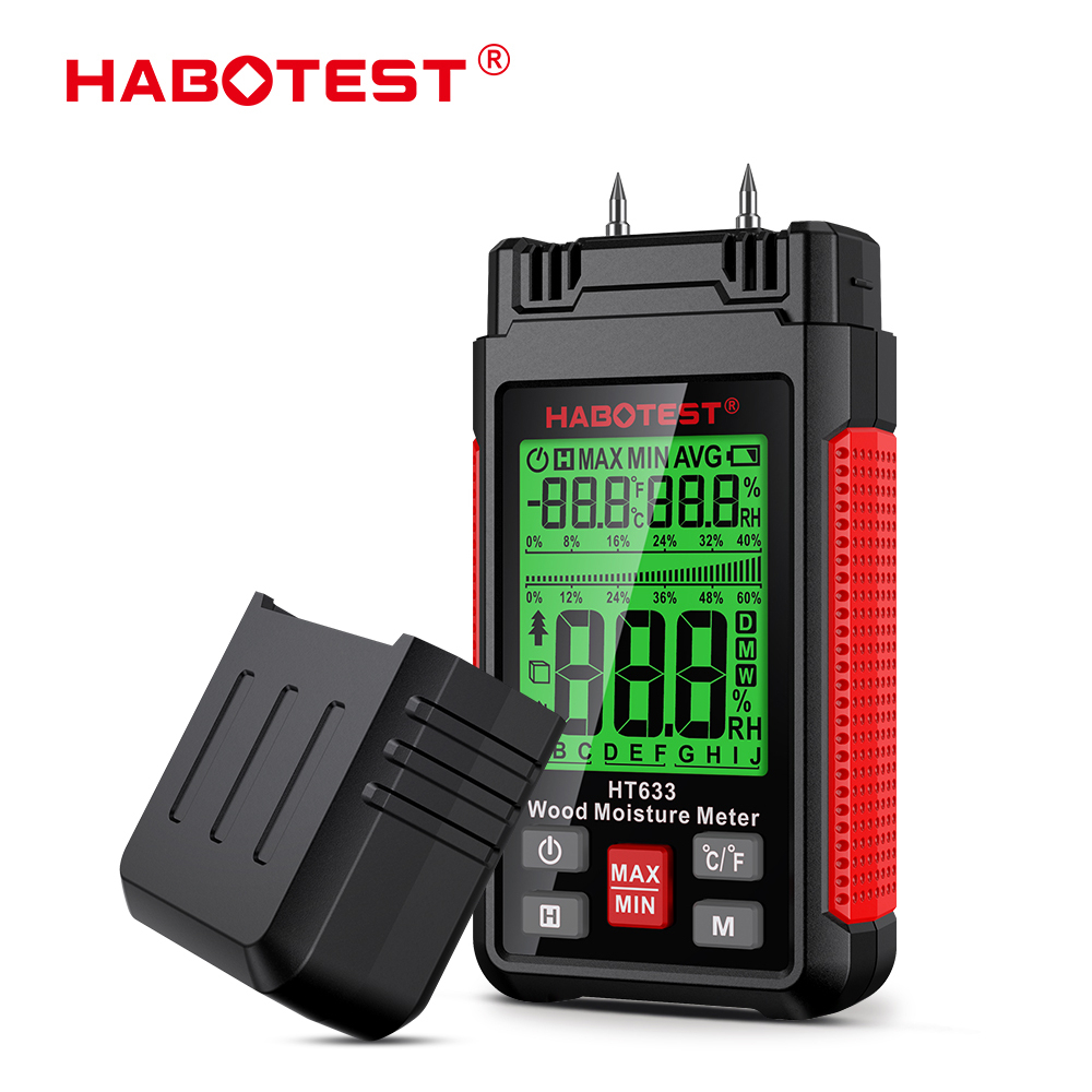 Habotest Ht Wood Moisture Meter Digital Moisture Detector Ambient