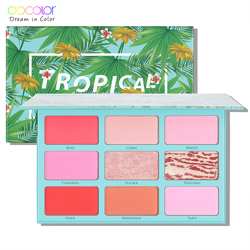 Docolor Tropical Highlighter Palette For Eye Makeup Shopee Philippines