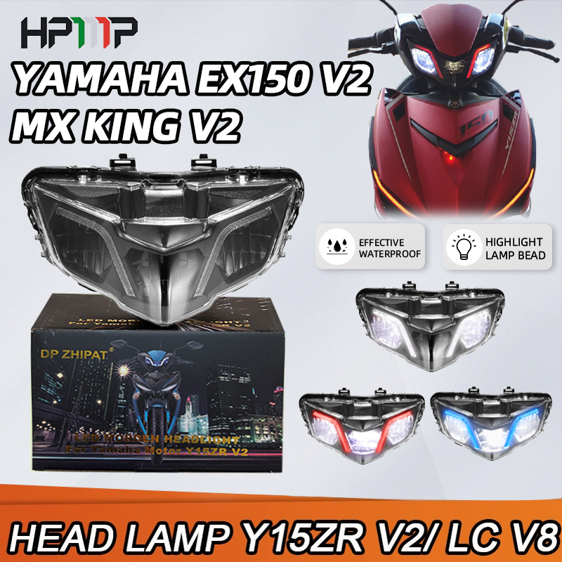 Zhipat Led Headlamp With Light Bar For Yamaha Y Y Zr V Sniper