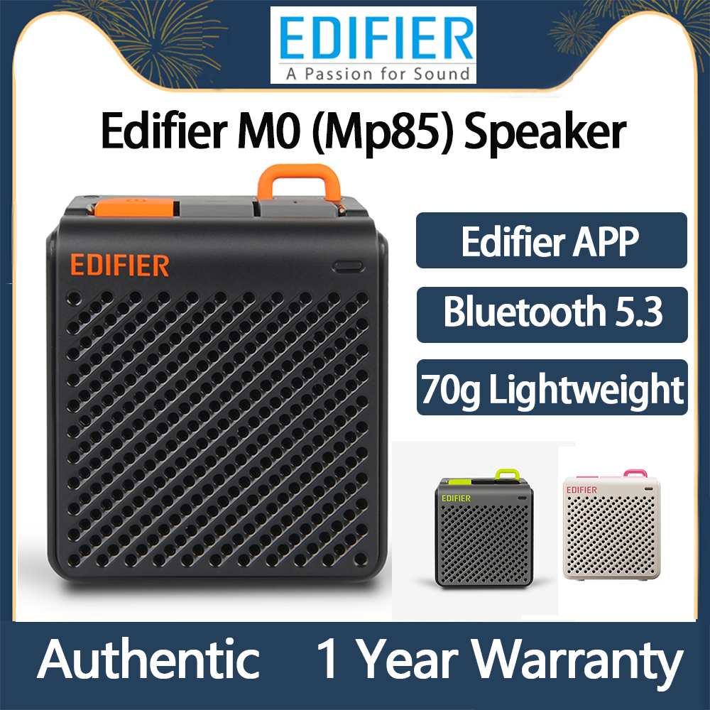 Original Edifier MO MP85 Portable Bluetooth Speaker 70g Lightweight