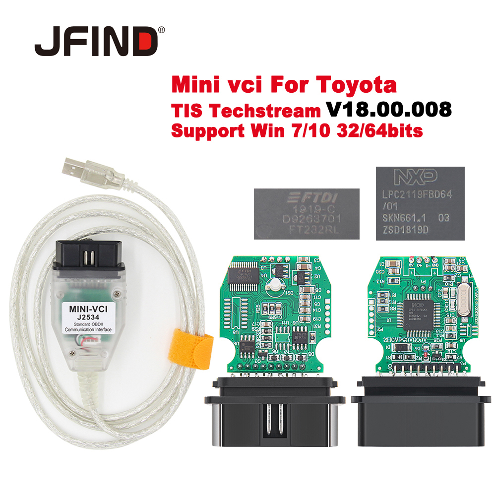 Mini Vci For Toyota Tis Techstream V Minivci Ftdi For J