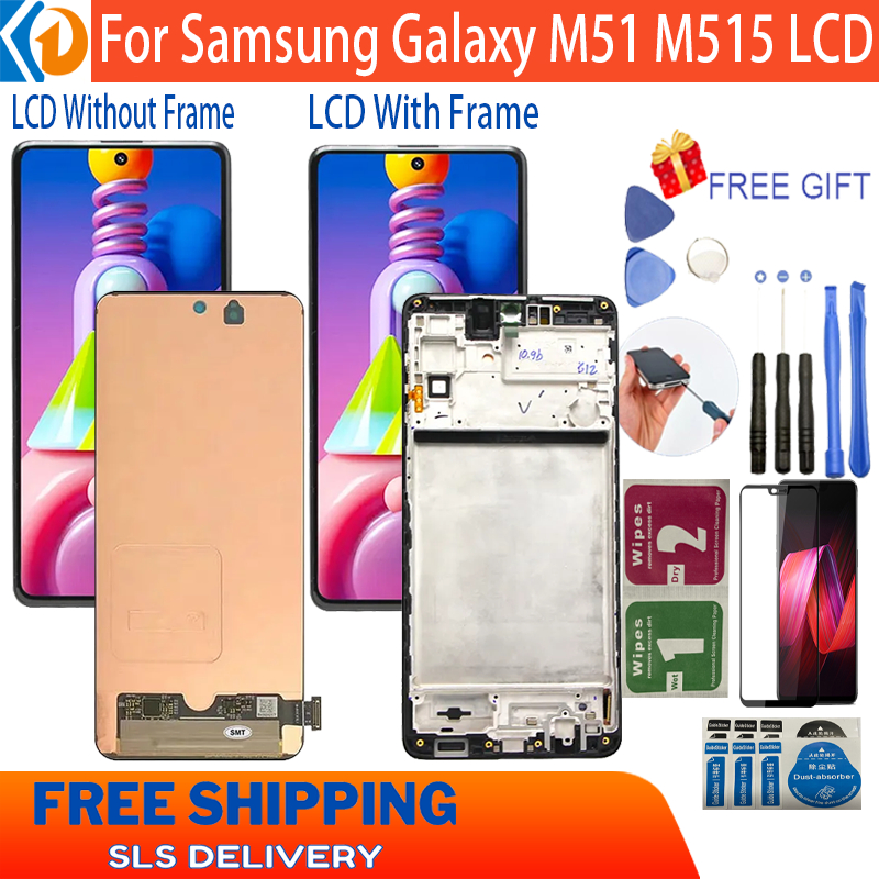 Original For Samsung Galaxy M51 SM M515F SM M515F DSN LCD Display