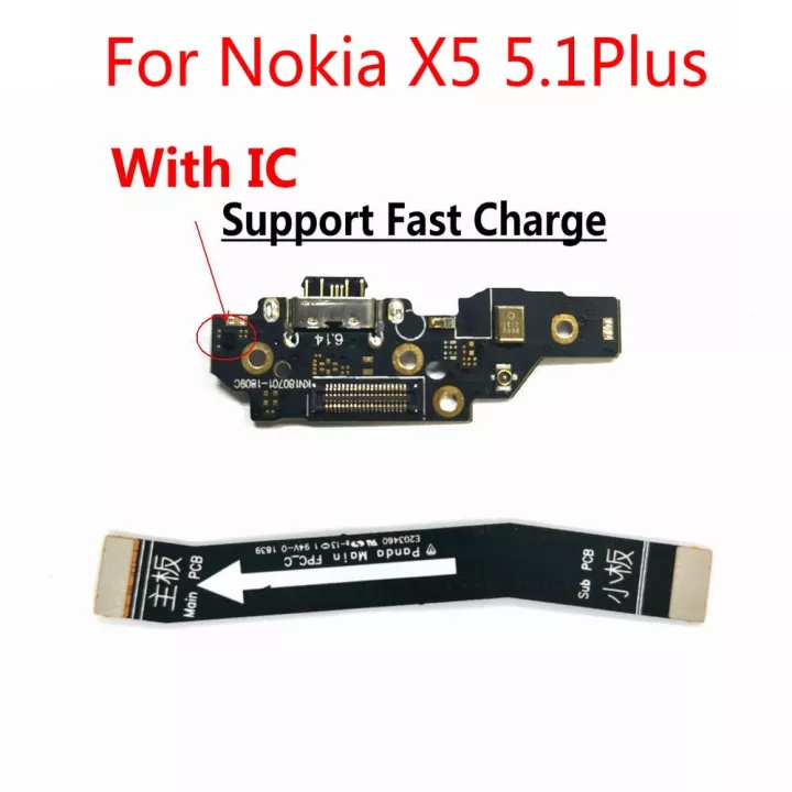 Original Charger Usb Charging Dock Port Board With Ic Connector Main