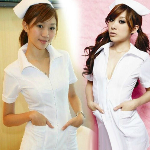 Woman Cosplay Roleplay Nurse Uniform Sexy Lingerie Nurse Charming