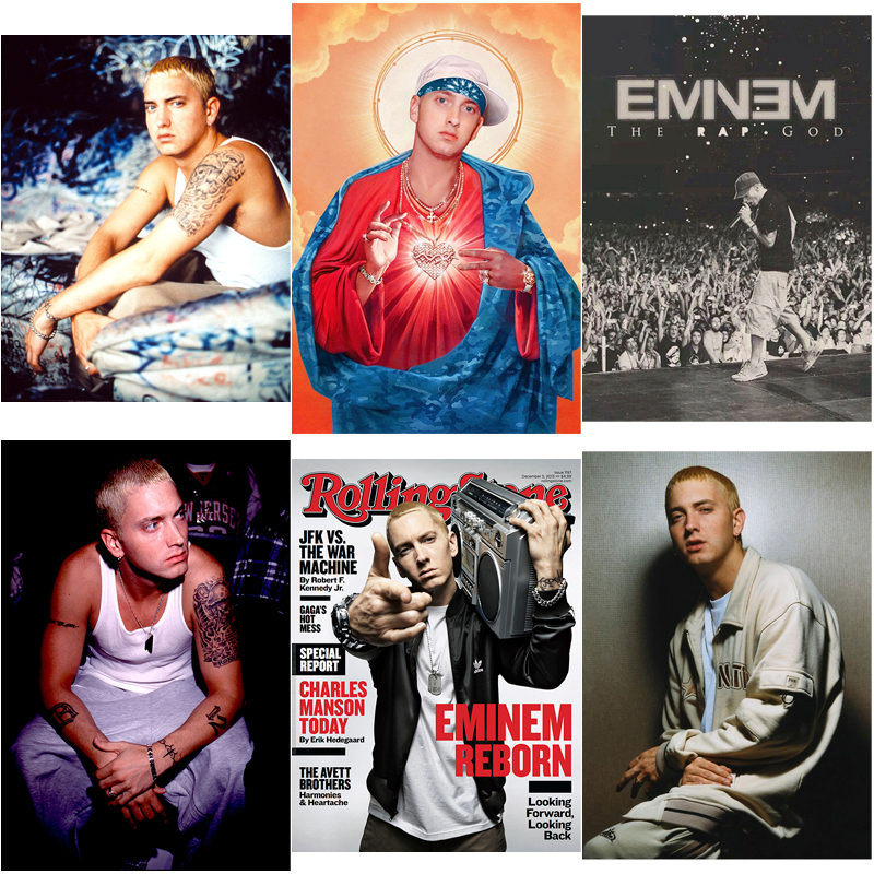 Eminem Posters 8 Mile Poster Hip Hop Rapper Singer Eminem Poster