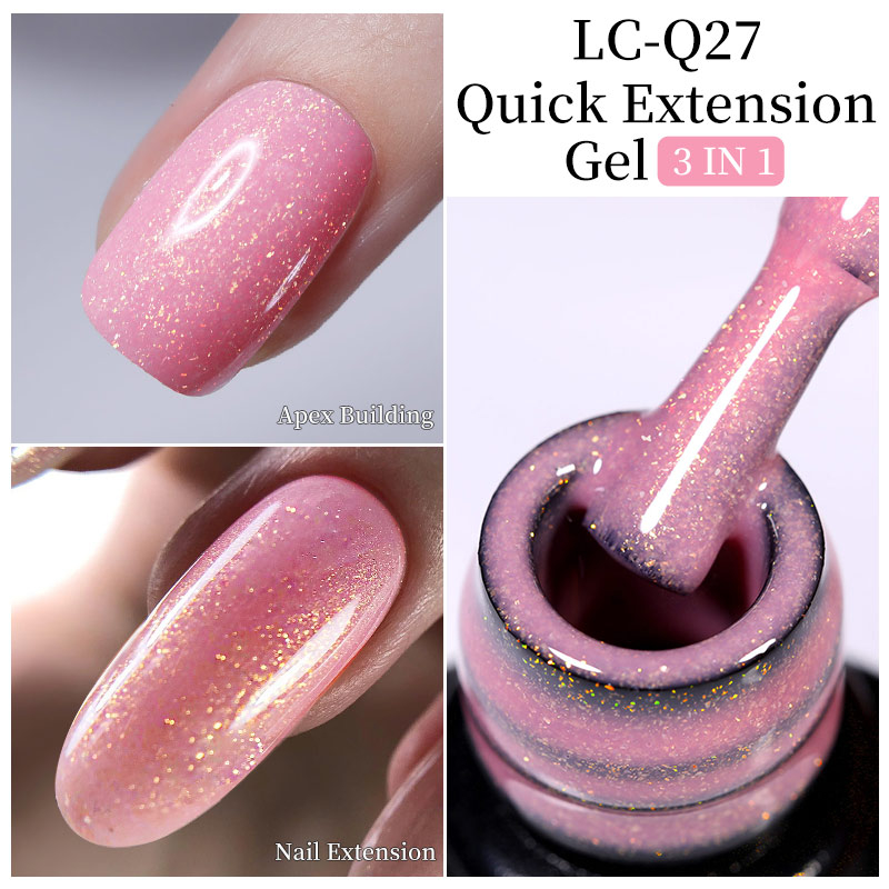 Lilycute Nail Extension Builder Gel Polish Nude Gel Nail Polish In