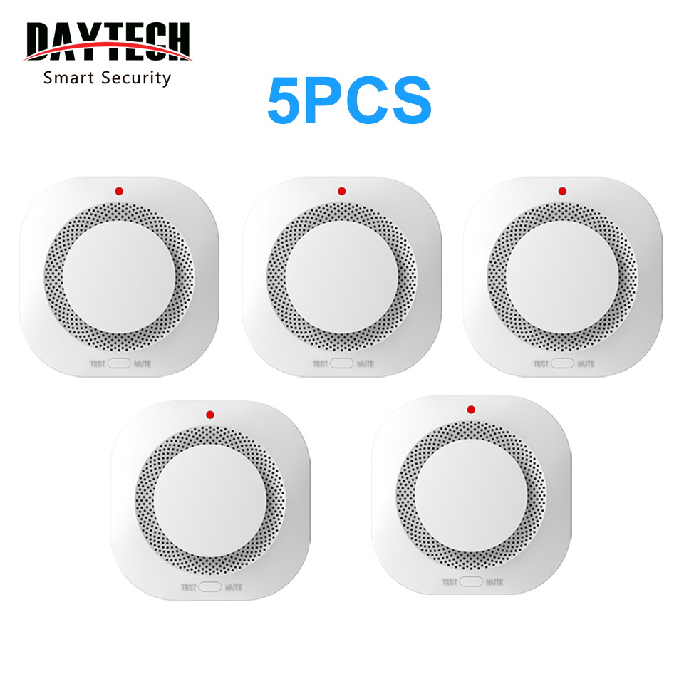 Daytech Wireless Smoke Detector Photoelectric Sensitive Sensor Smoke