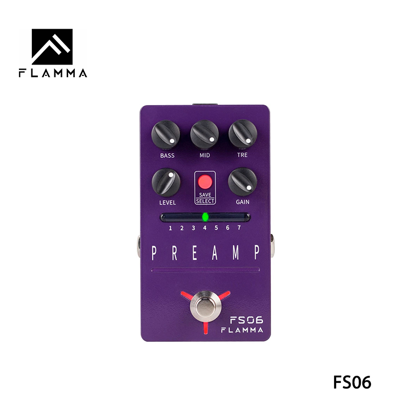 Flamma Fs Digital Preamp Pedal Guitar Effects Pedal With Build In