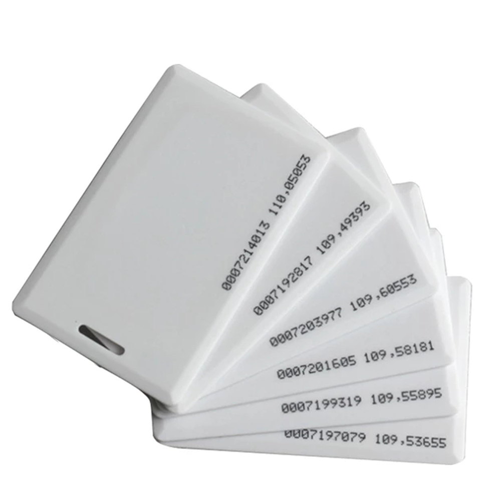 5 10 25 50 100pcs 125KHz RFID EM ID CARD TK4100 Clamshell Card 1 8mm