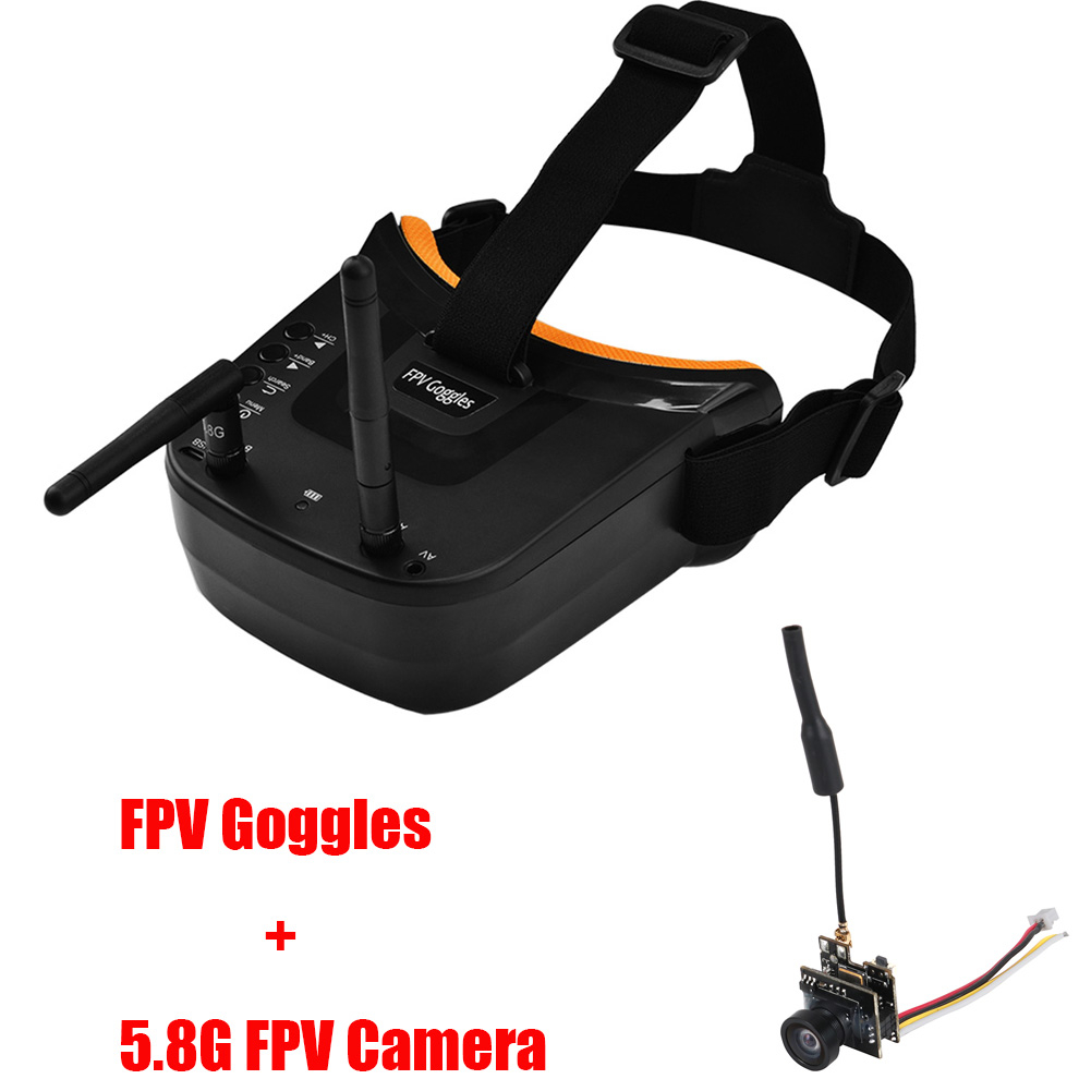 G Ch Dual Antennas Fpv Goggles Monitor Video Glasses Headset Hd W