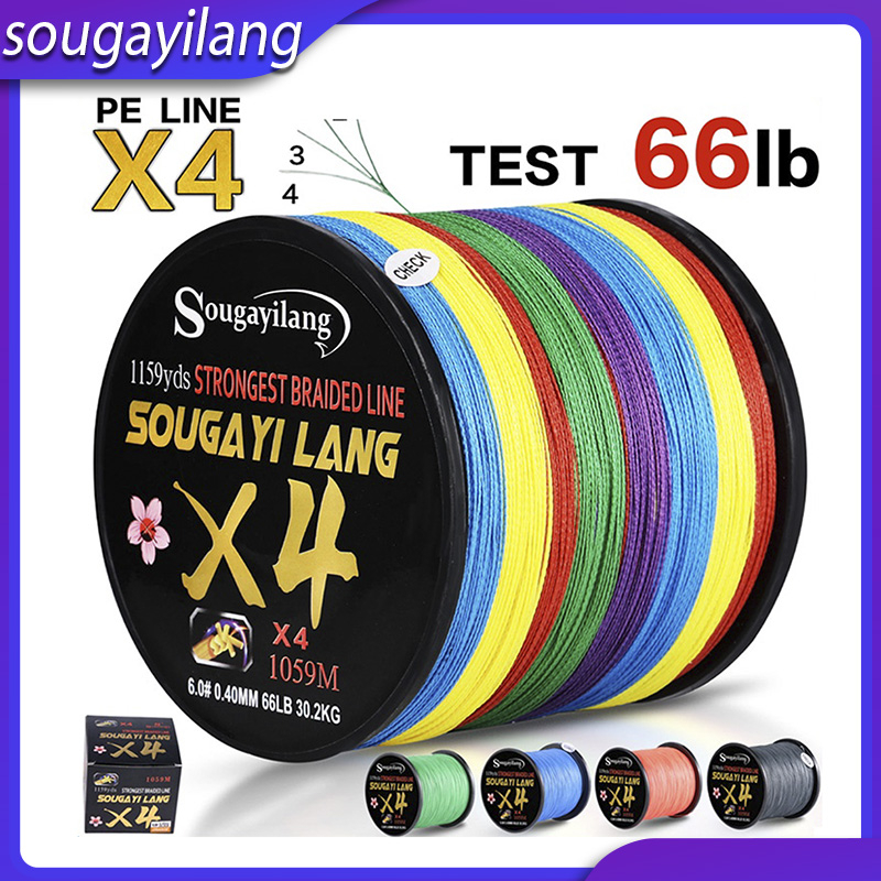 Sougayilang Fishing Line M Fishing Line X Braided Pe Super Strong