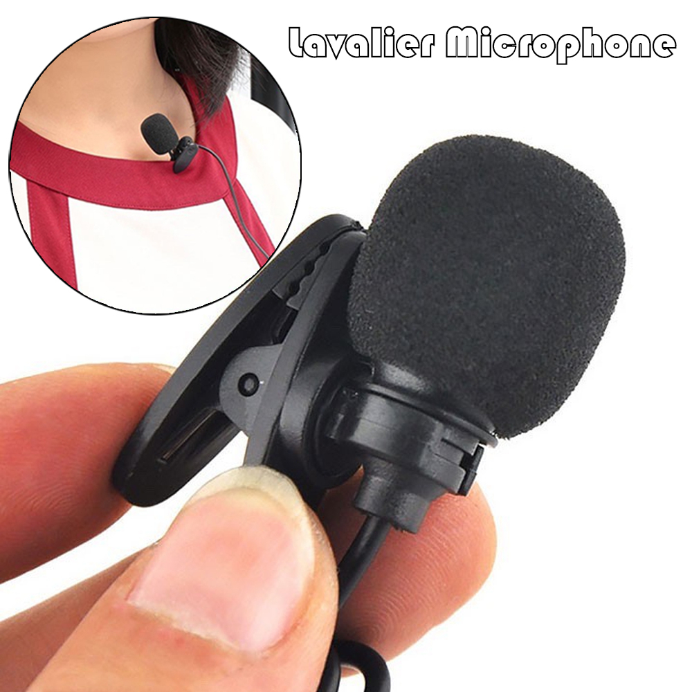 Mm Mini Clip On Lapel Microphone Lavalier Mic For Vlogging Mobile