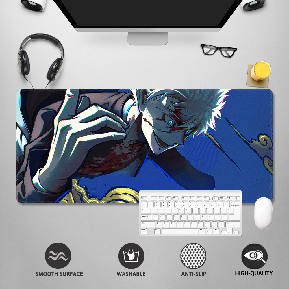 Jujutsu Kaisen 2 Gojo Satoru Deskmat Extended Mousepad Waterproof