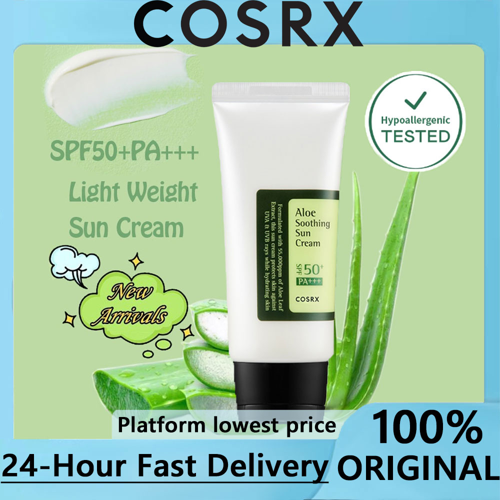 COSRX Aloe Soothing Sun Cream SPF50 PA 50ml Aloe Extract 5 5 Mild