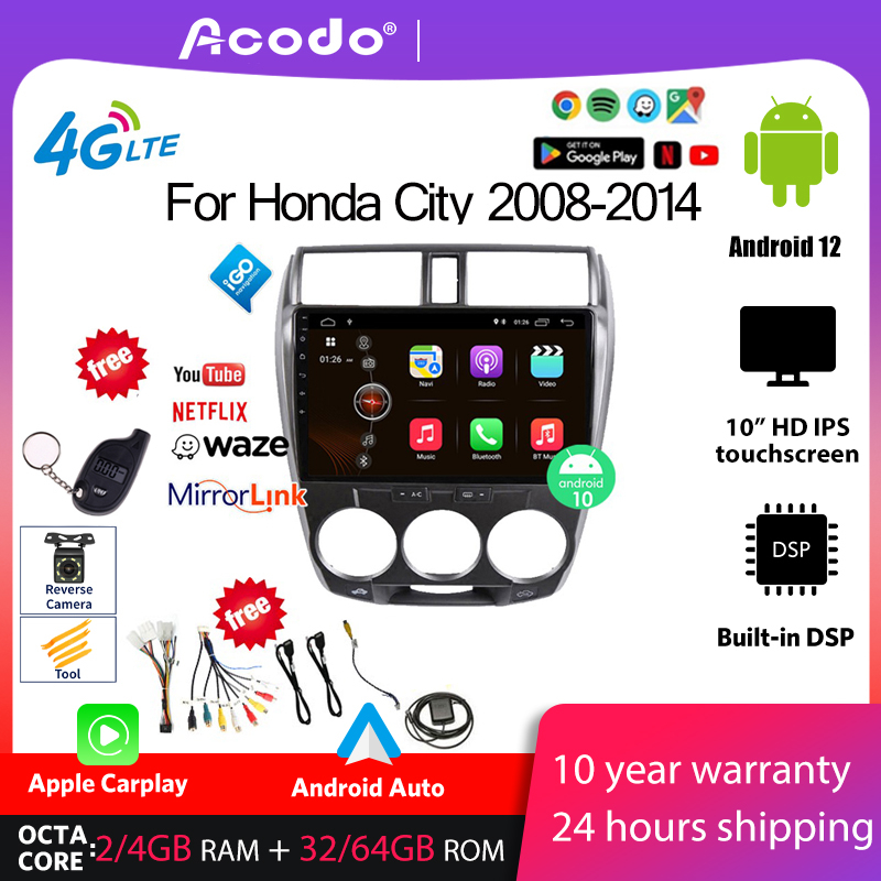 Acodo Car Radio Honda City Headunit For Honda City G