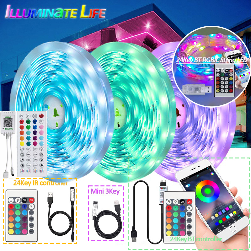 Usb Dc Smd Rgb Led Strip Lights App Control Ws B Dream Color M