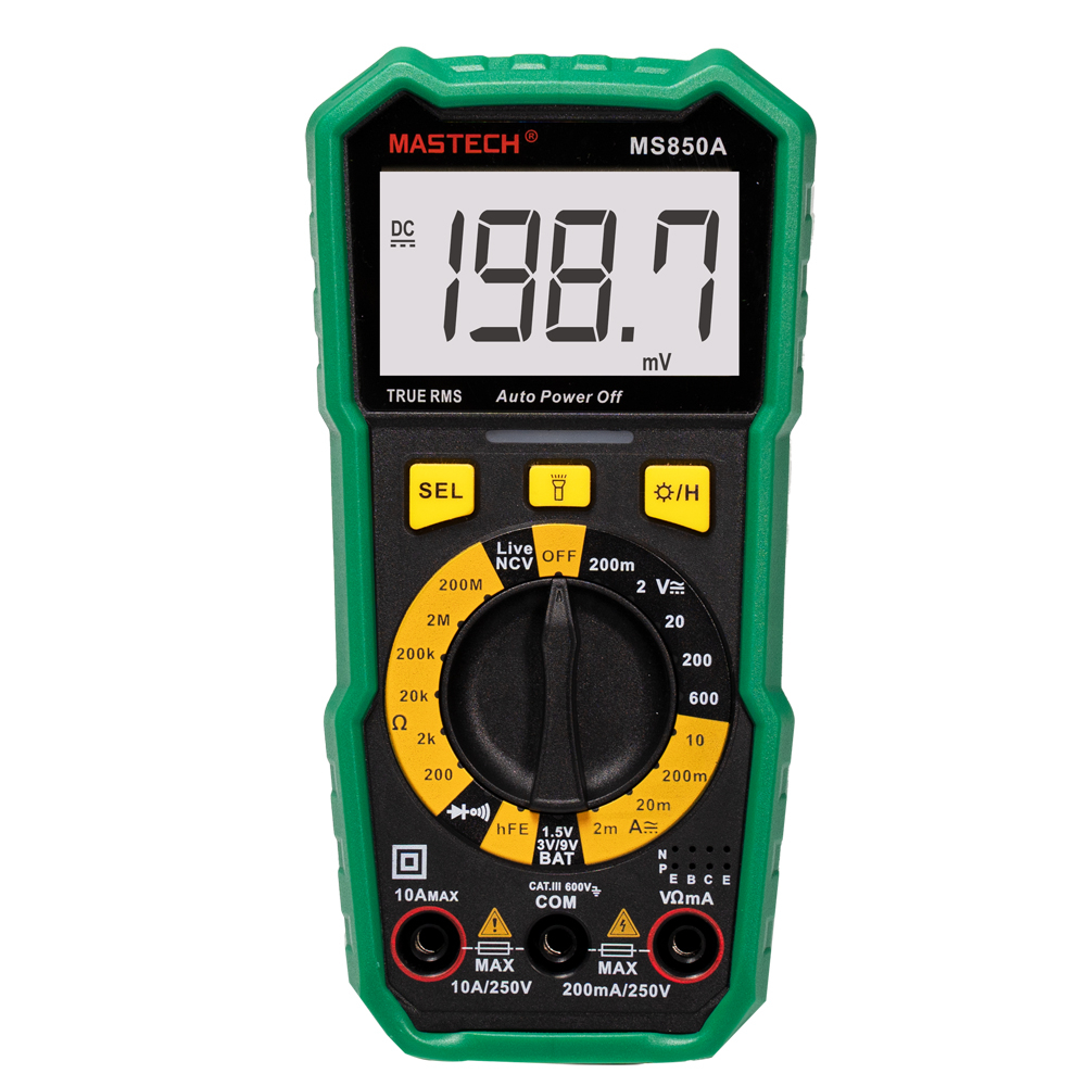 Mastech Multimeter MS850A Multimetro Tester Digital Multimeter 2000