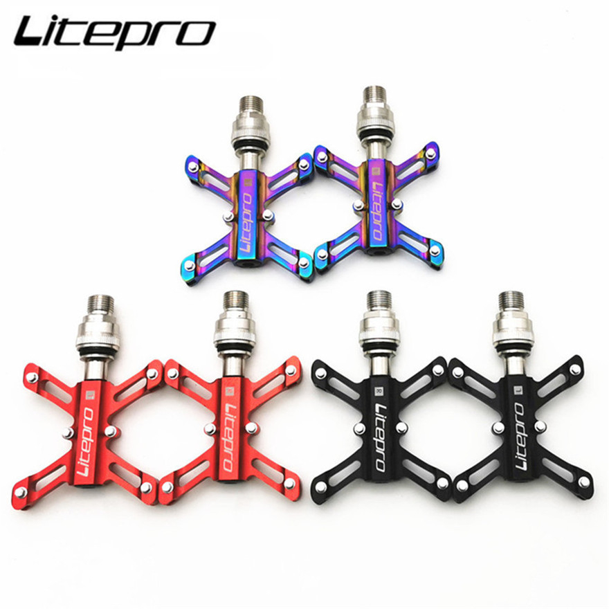 Litepro Quick Release Pedal Ultralight Folding Bicycle Aluminum Alloy