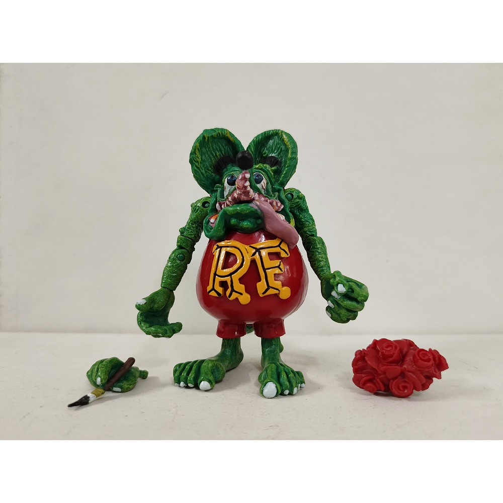 Cm Rat Fink Ed Roth Figure Pinstripe Art Mooneyes Hot Rod Planet Toy No Box Shopee Philippines