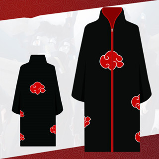 Cosplay Naruto Costume Ponchos Akatsuki Cloak Sasuke Uchiha Cape