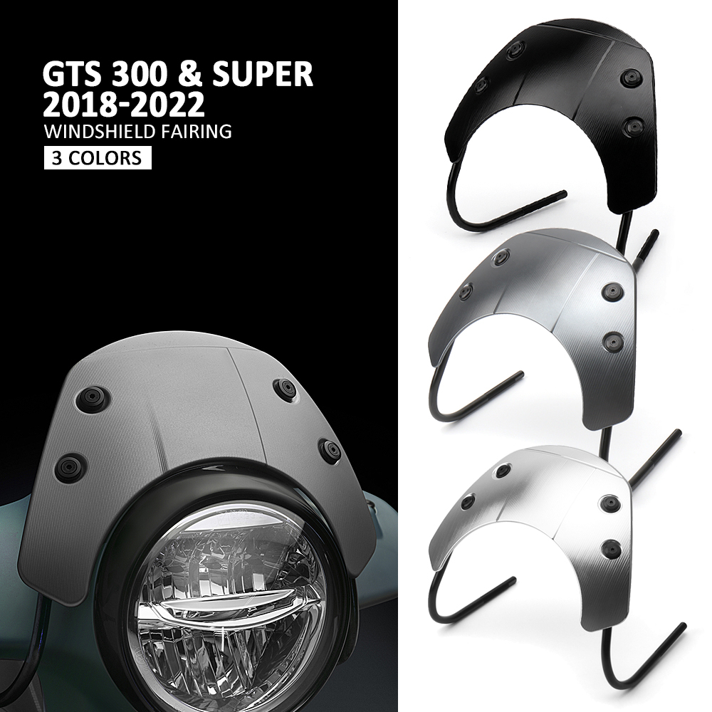 Windshield Windscreen For Vespa GTS 300 Super High Quality Headlight